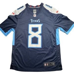 Tennessee Titans Jersey Mens Medium NFL Football Marcus Mariota Nike On Field